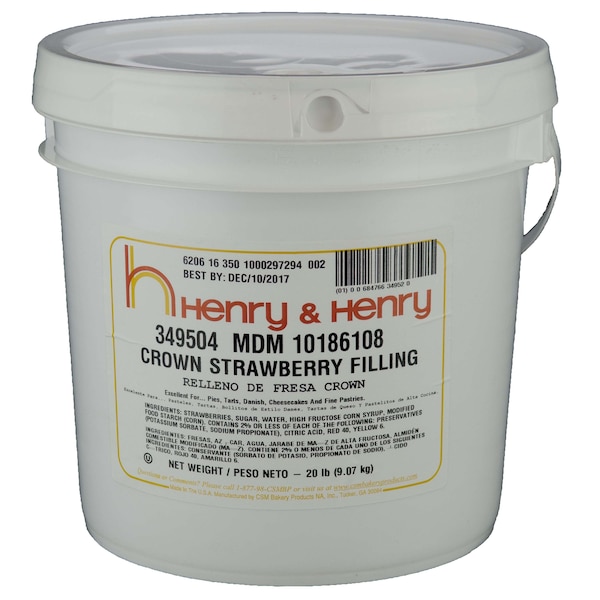 Henry And Henry Strawberry Filling, 20lbs 10186108 - main